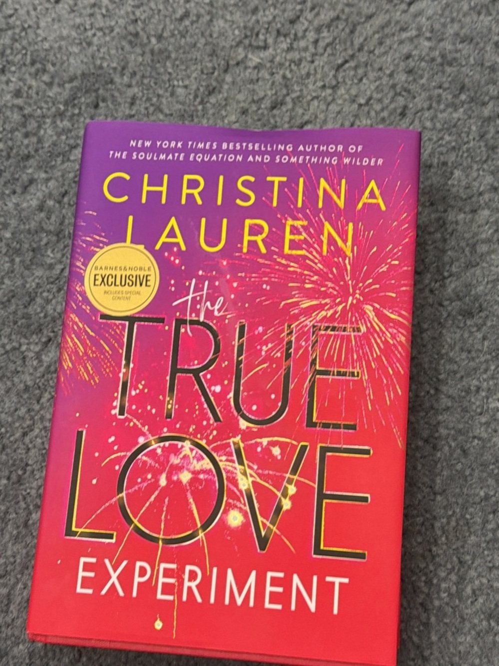 Christina Lauren — The True Love Experiment (Pink/Red Hardcover) Book